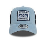 NEW ERA PATCH CORD PASTEL BLUE 9FORTY A-FRAME TRUCKER ADJUSTABLE CAP