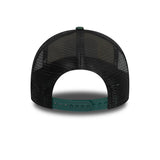 NEW ERA PATCH COTTON CANVAS CREAM 9FORTY A-FRAME TRUCKER ADJUSTABLE CAP