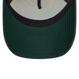 NEW ERA PATCH COTTON CANVAS CREAM 9FORTY A-FRAME TRUCKER ADJUSTABLE CAP