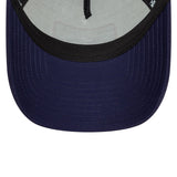 NEW ERA PATCH COTTON CANVAS WHITE 9FORTY A-FRAME TRUCKER ADJUSTABLE CAP