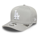LA Dodgers MLB Perforated Grey 9SEVENTY Stretch-Snap Adjustable Cap