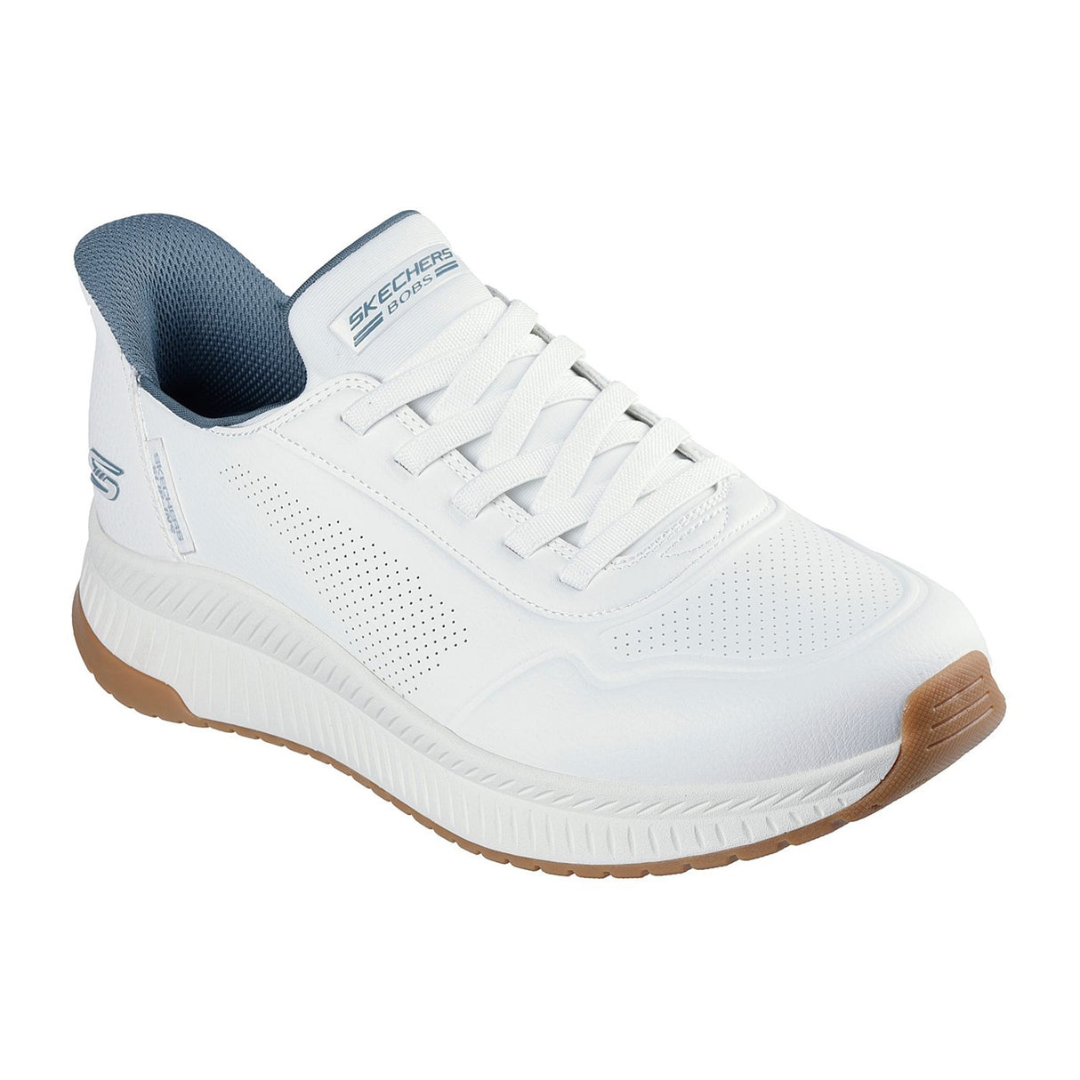 Skechers Men White Bobs Squad 4 - Direct Step