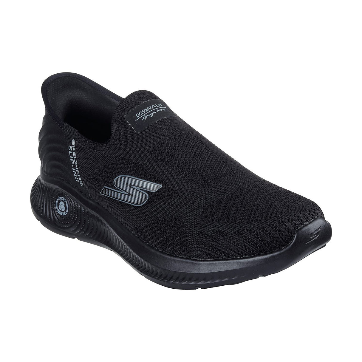 Skechers Men Black Go Walk Anywhere - The Touris