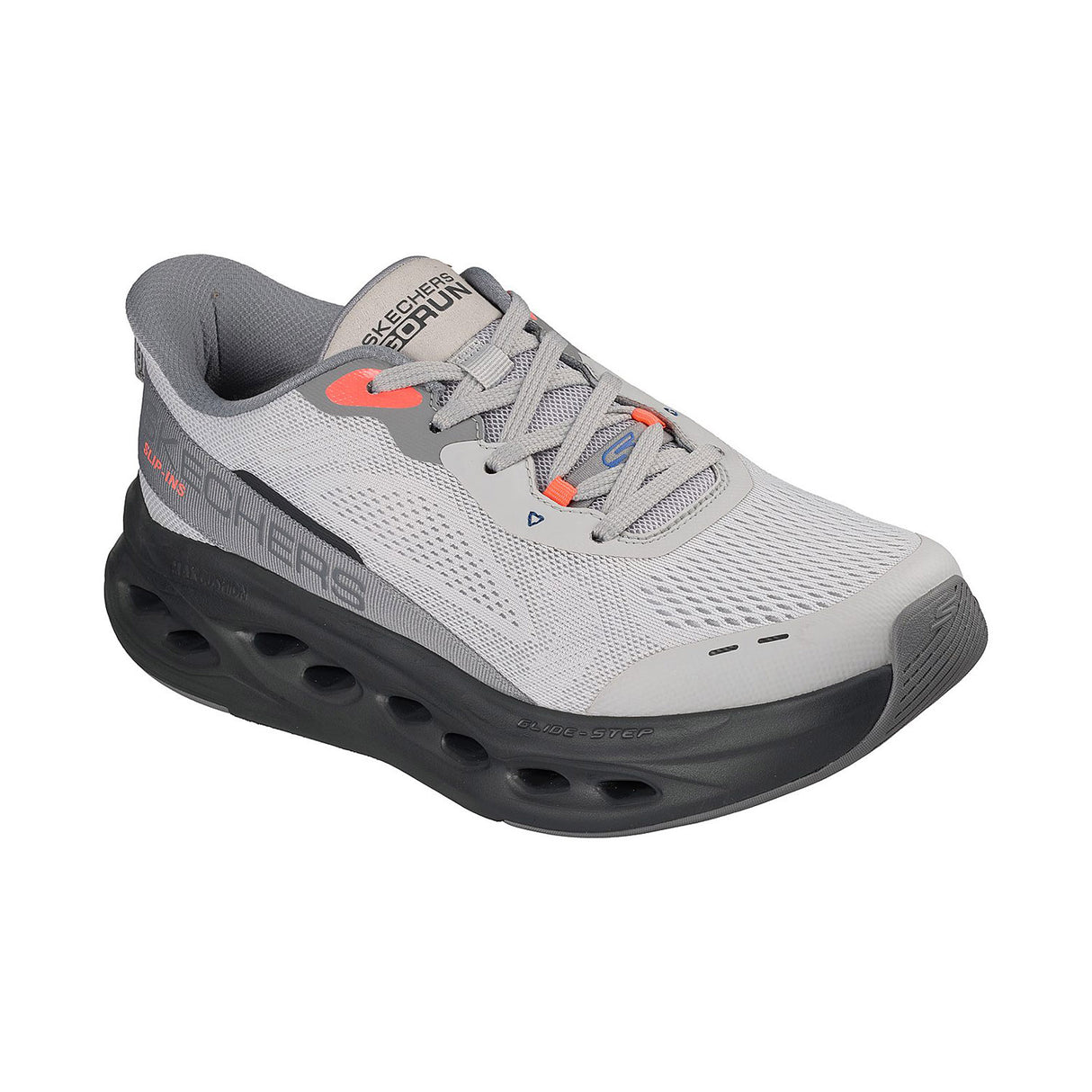 Skechers Men Black-grey Max Cushioning Glide-Step - A