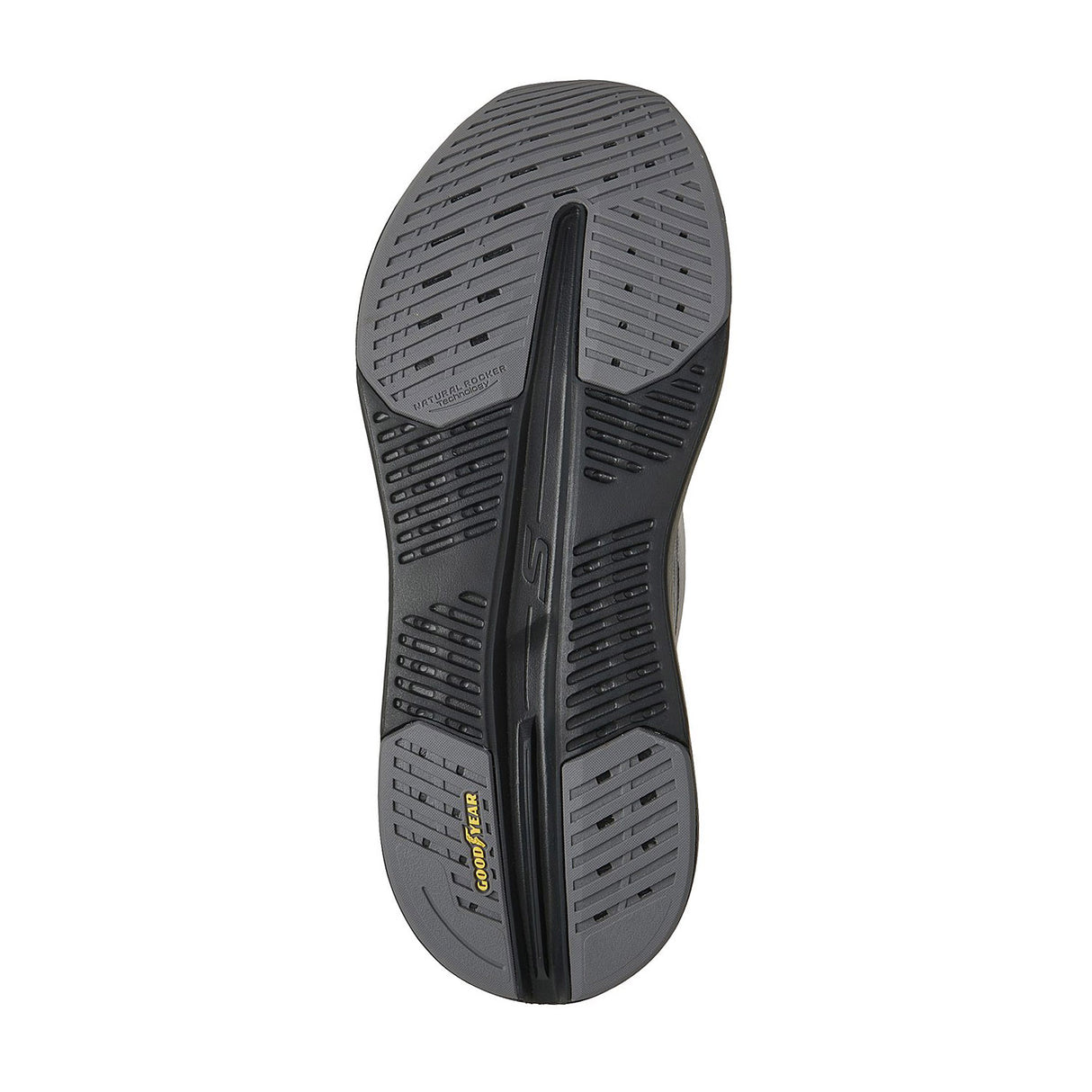 Skechers Men Black-grey Max Cushioning Glide-Step - A