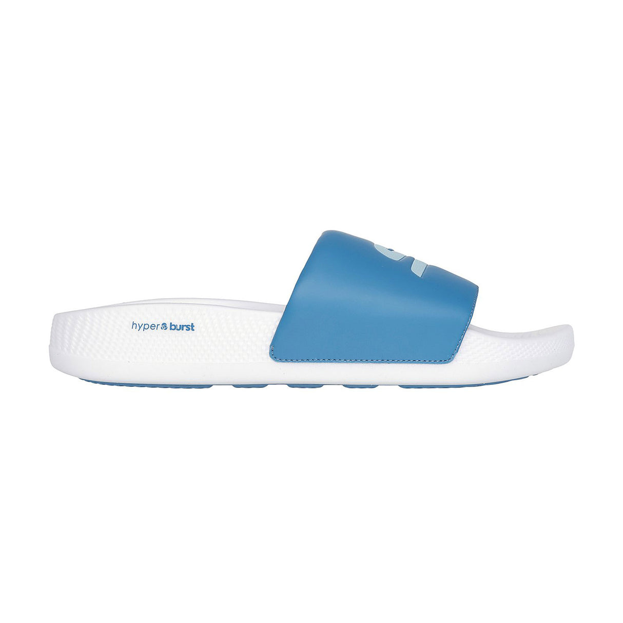 Skechers Men White-blue Hyper Slide - Deriver