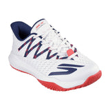 Skechers Men White-red Skechers Viper Court Rally