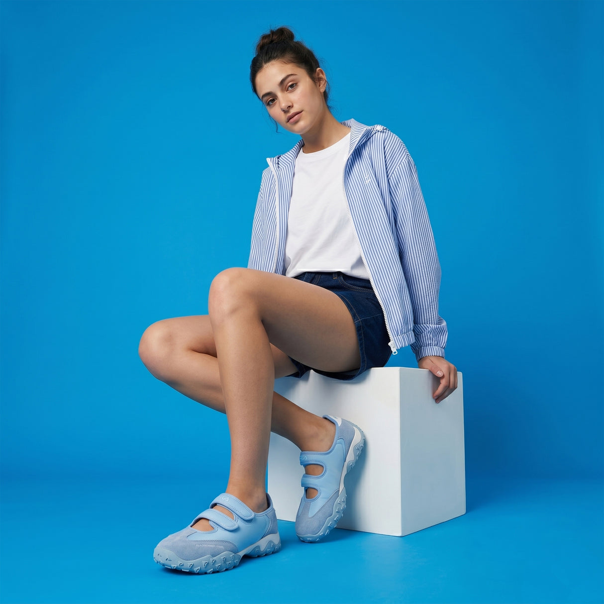 Fila Women Powder Blue Anna Shoes
