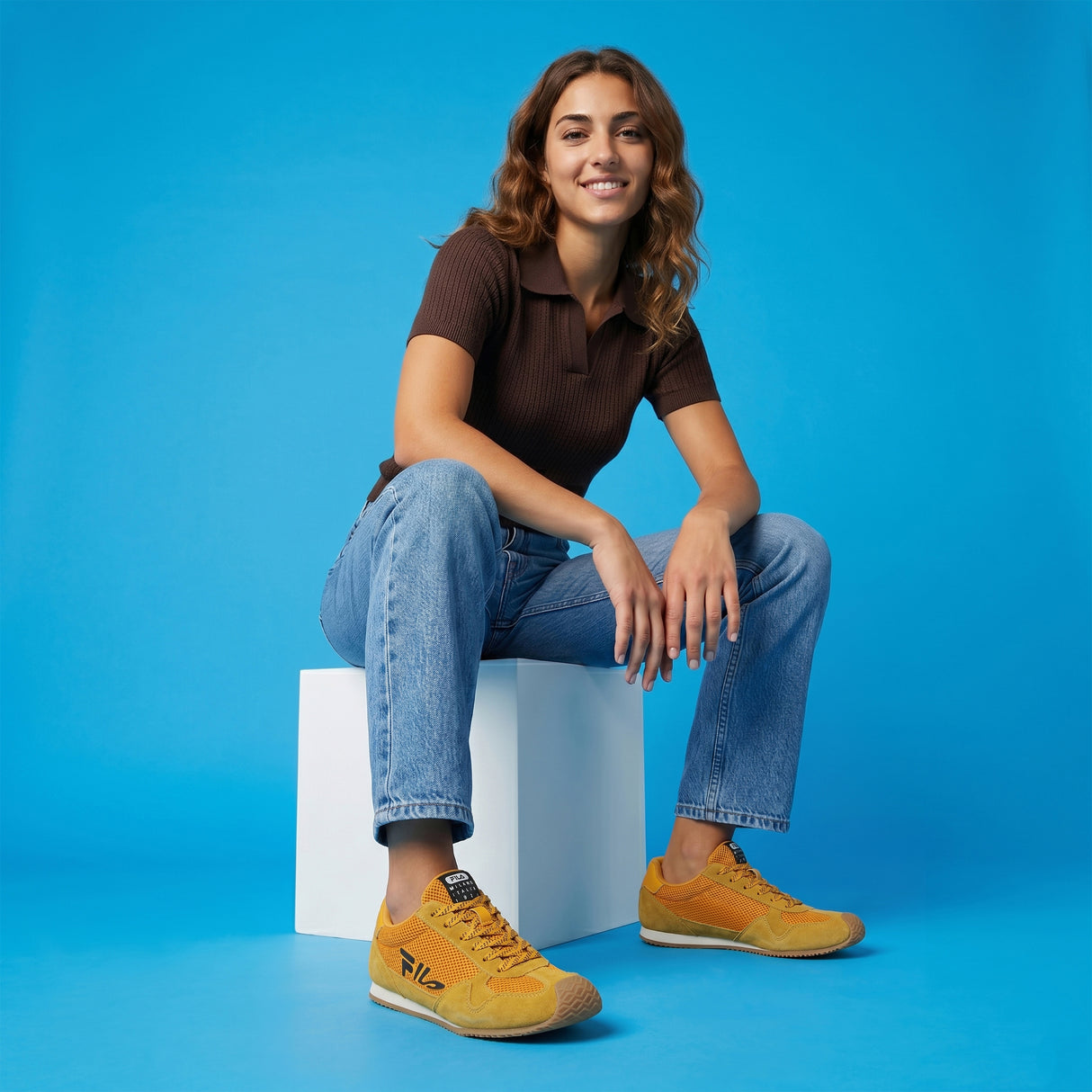 Fila Women Yellow Heartbreaker Shoes