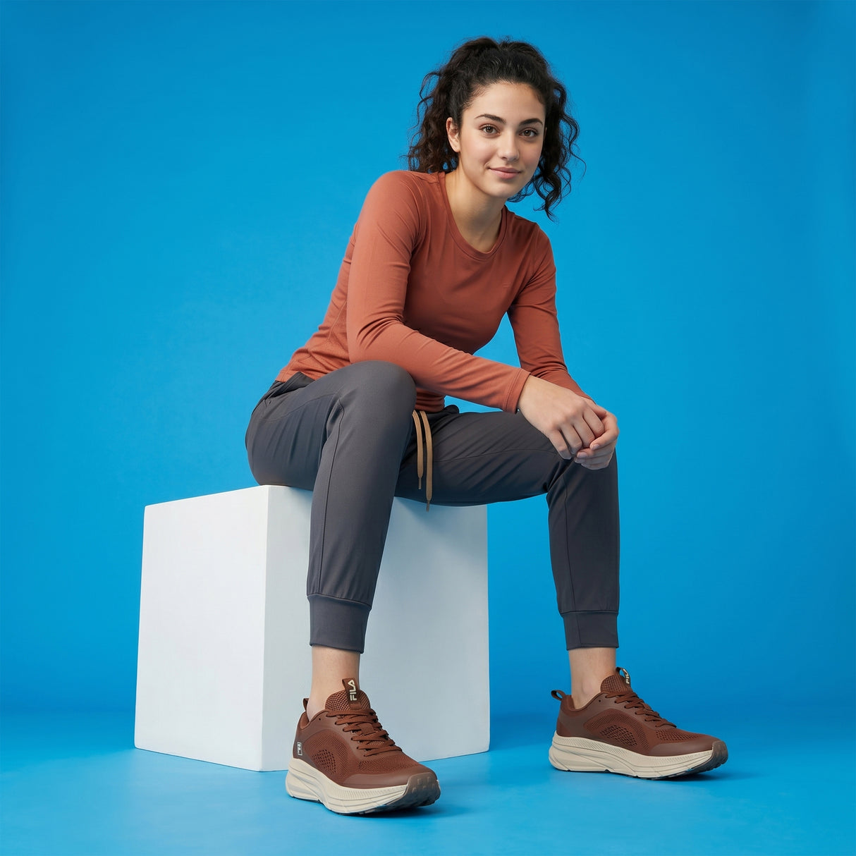 Fila Women Brown Atozz Shoes