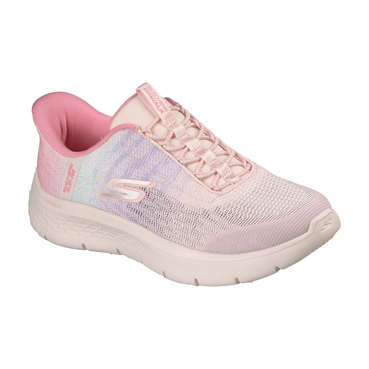 Skechers Women Pink-multi Go Walk Flex - Nova
