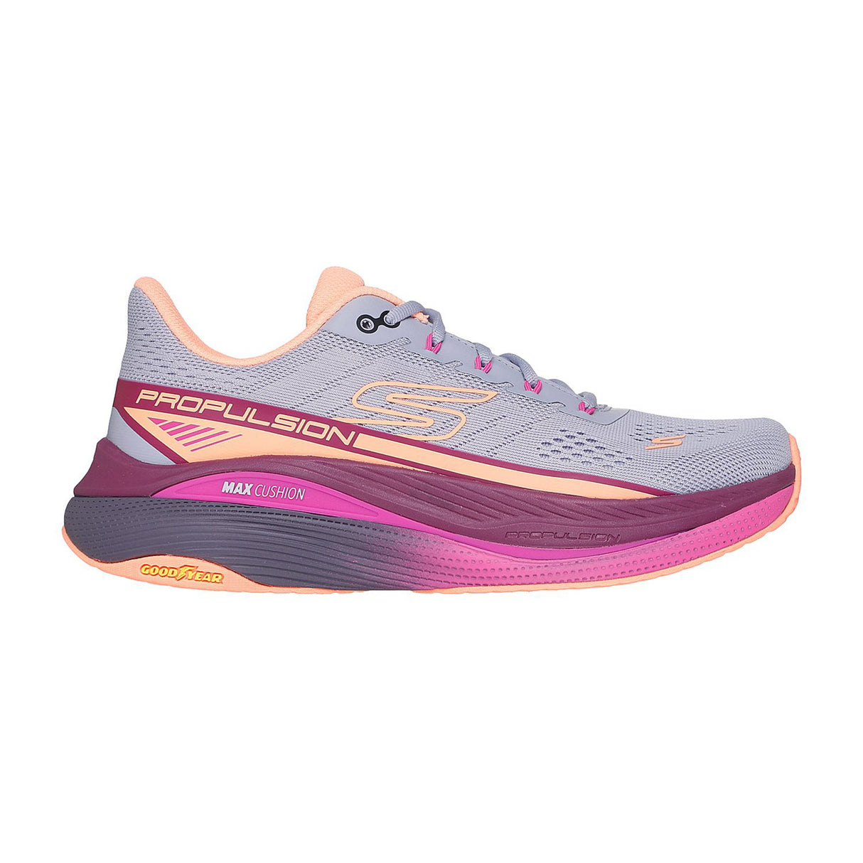 Skechers Women Purple-multi Max Cushioning Propulsion