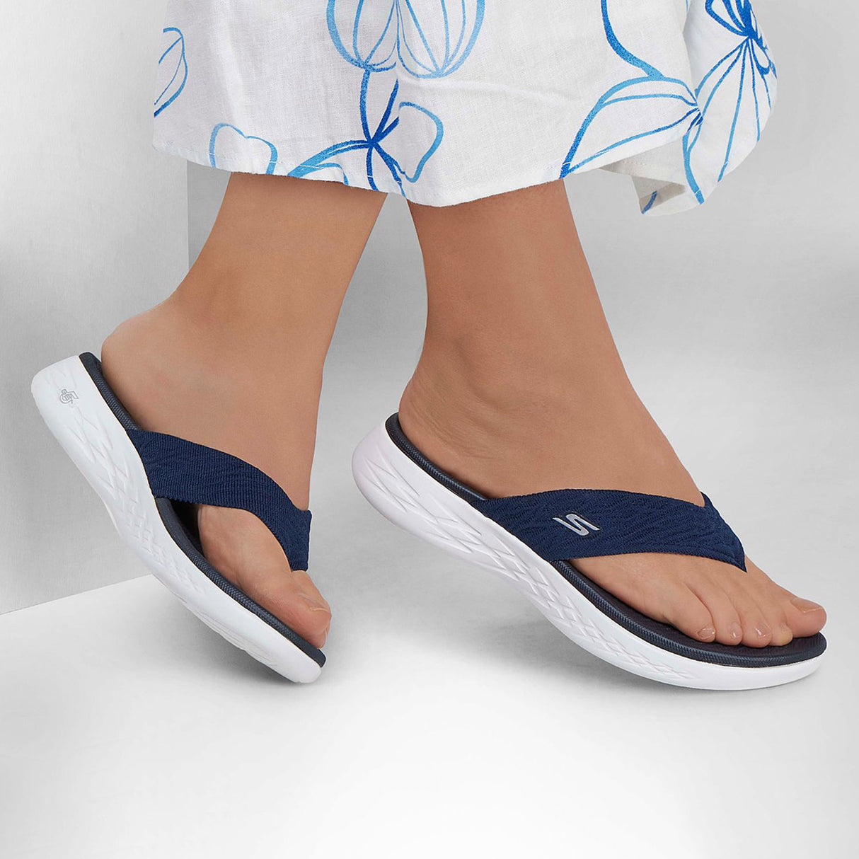 Skechers Women Blue On-The-Go 600 - Sunny