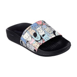 Skechers Women Black-multi Hyper Slide - Pawsome