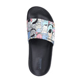 Skechers Women Black-multi Hyper Slide - Pawsome