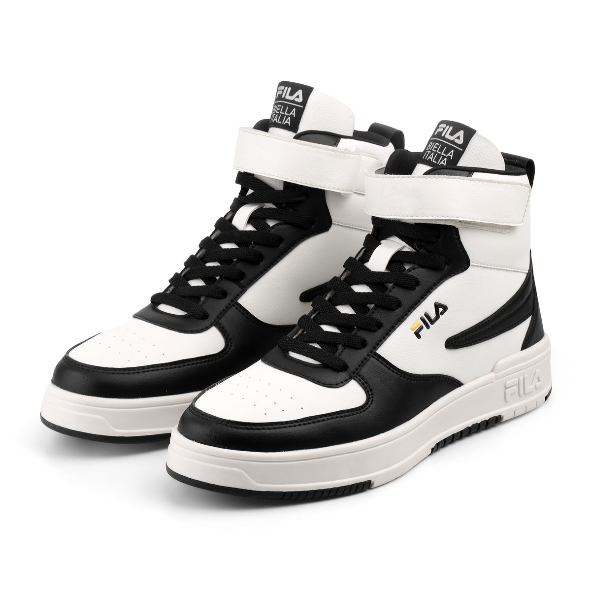 Fila Men Azaro White & Black Basketball Shoes