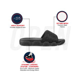 Fila Unisex Candor Black Sliders