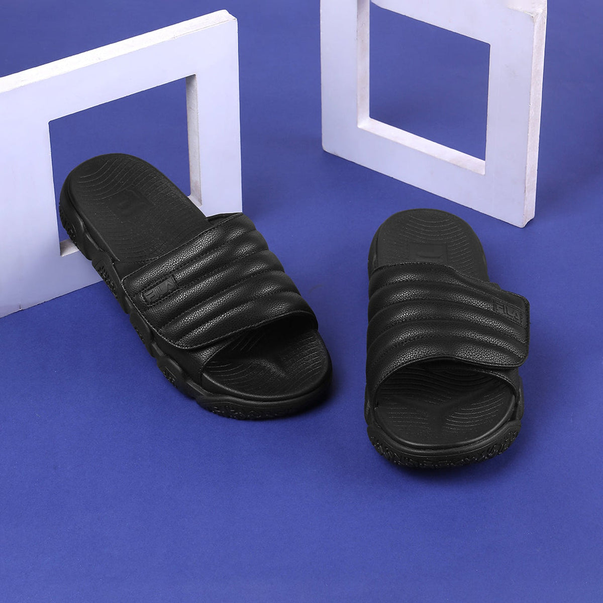 Fila Unisex Forida Black Sliders