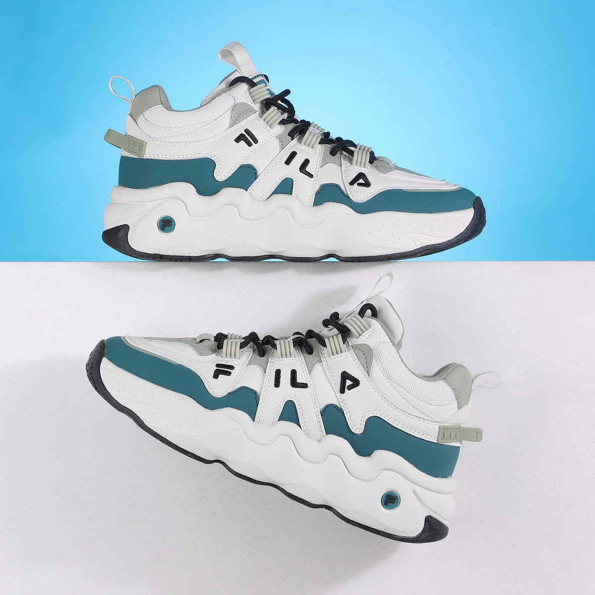 Fila Unisex Ri-Tss High Iii Off White Sneakers