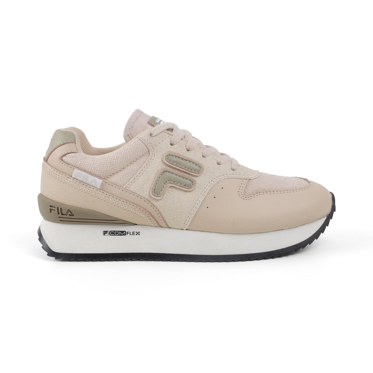 Fila Men Beige Retro-Jo Textile Shoes