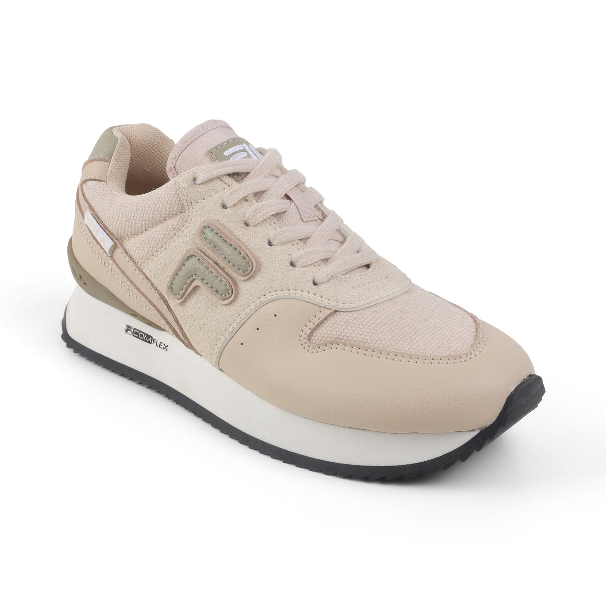 Fila Men Beige Retro-Jo Textile Shoes