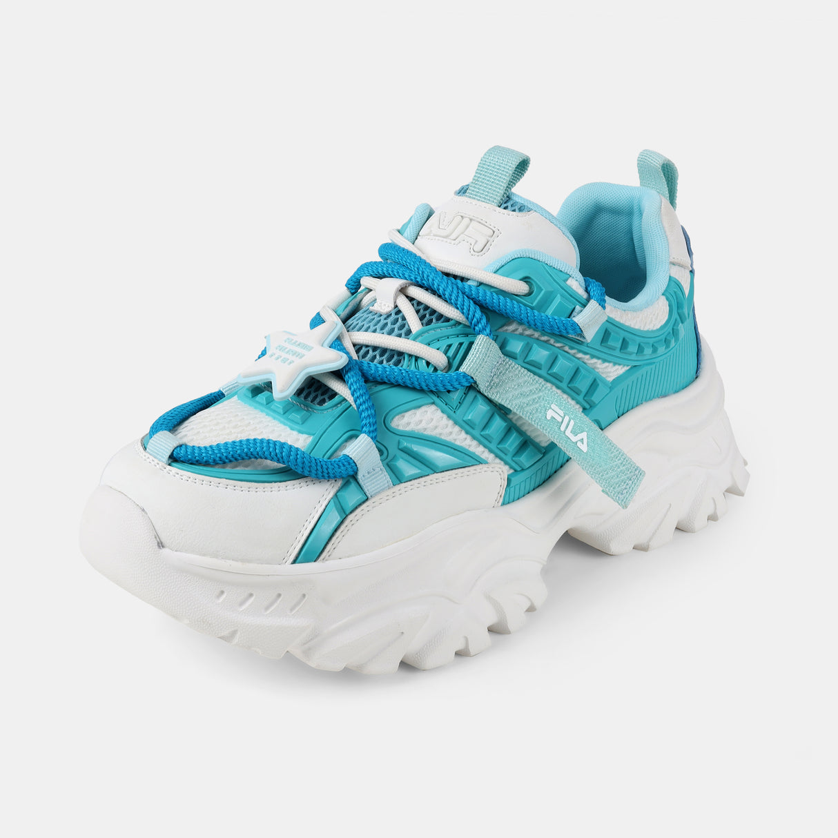 Fila Womens Envi Victori Teal Sneakers