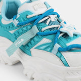 Fila Womens Envi Victori Teal Sneakers