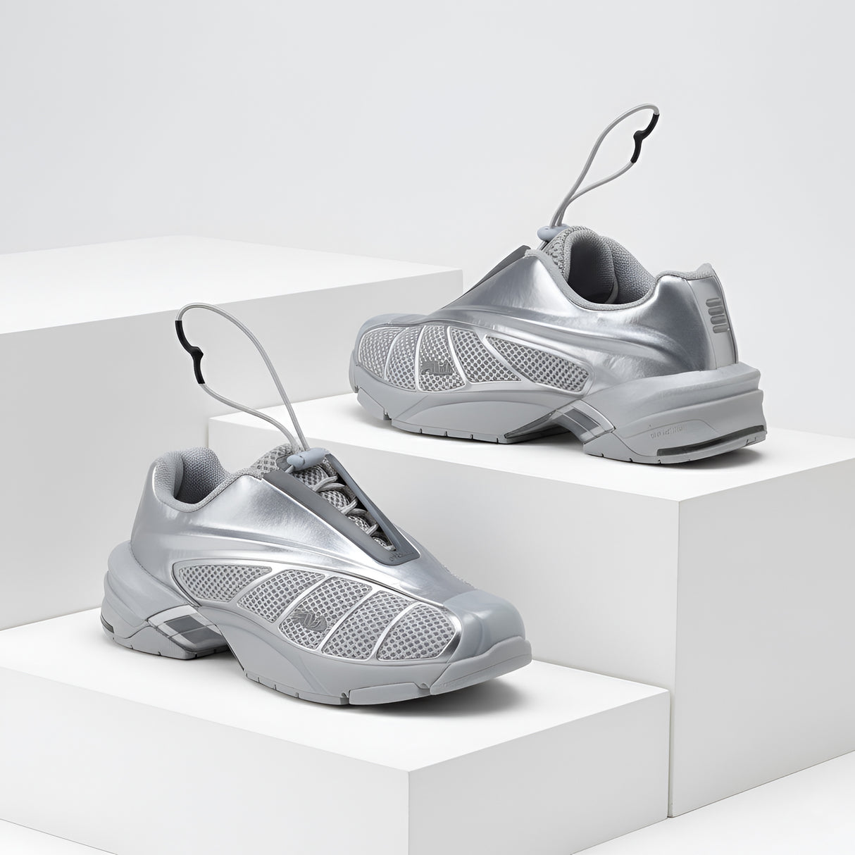 Fila Women Silver Replica 2002 Shoes