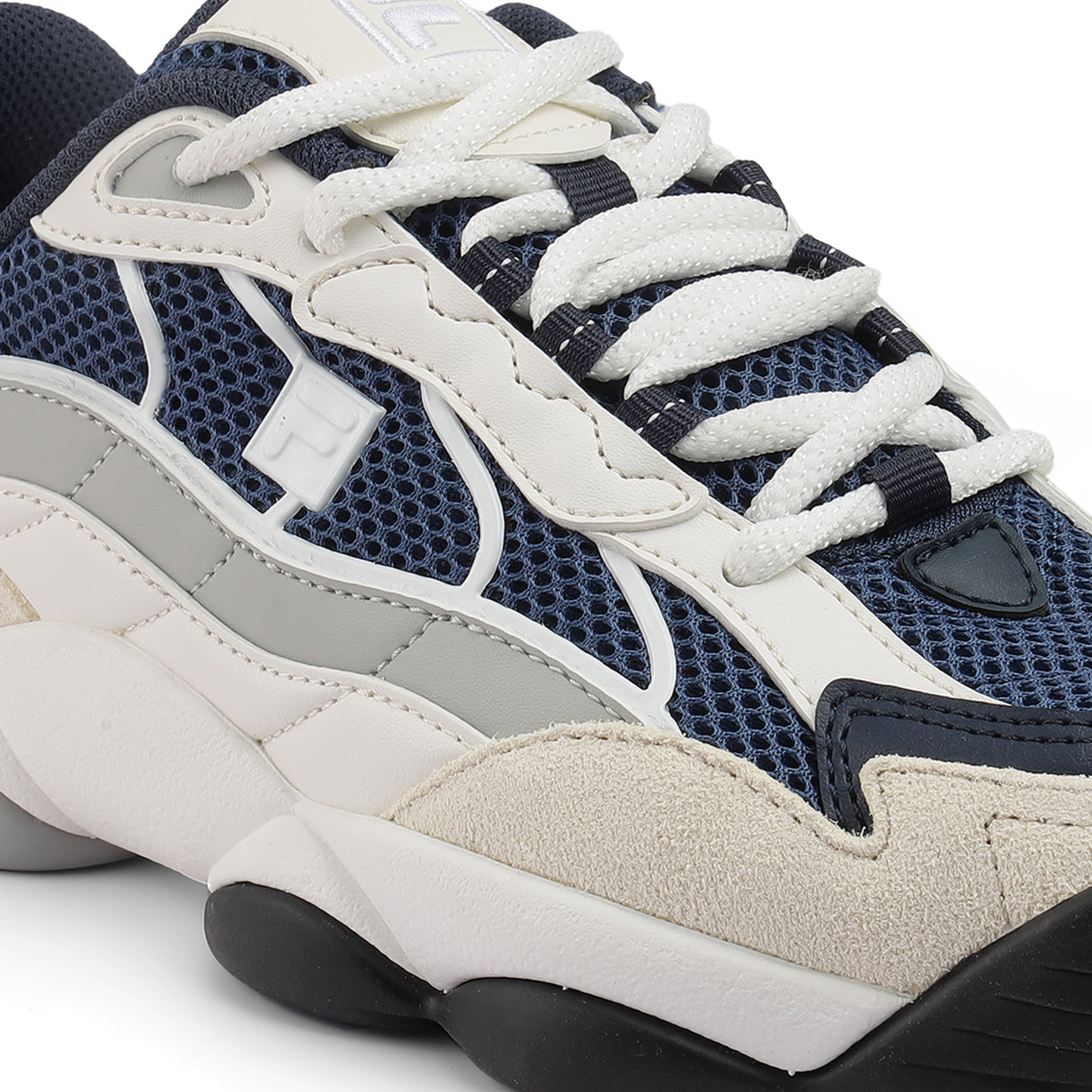 Fila Women White Wavy Spaghetti Shoes