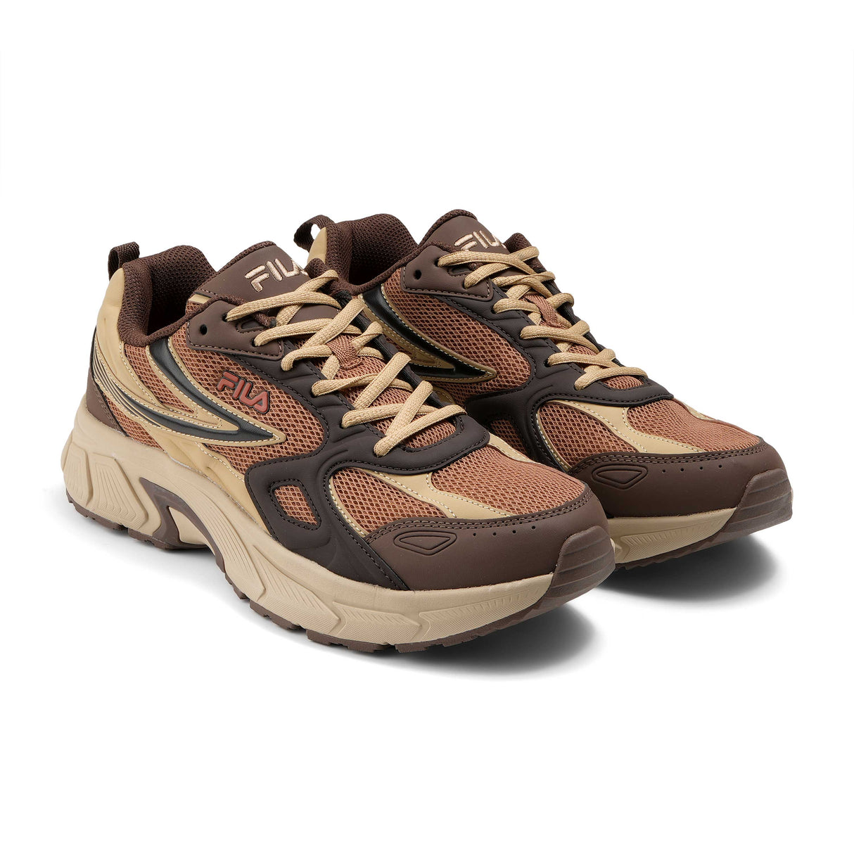 Fila Men Brown Retro Running 3 Shoes