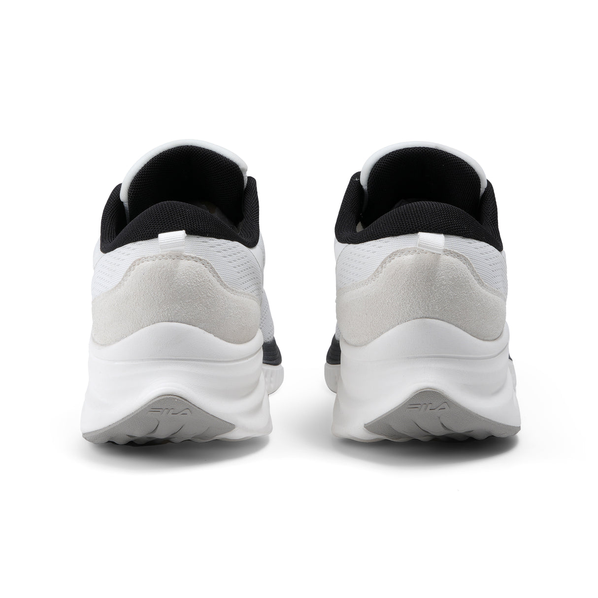 Fila Men White-Black Max Running Shoes