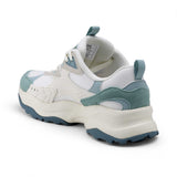 Fila Unisex White Wavy Block Shoes