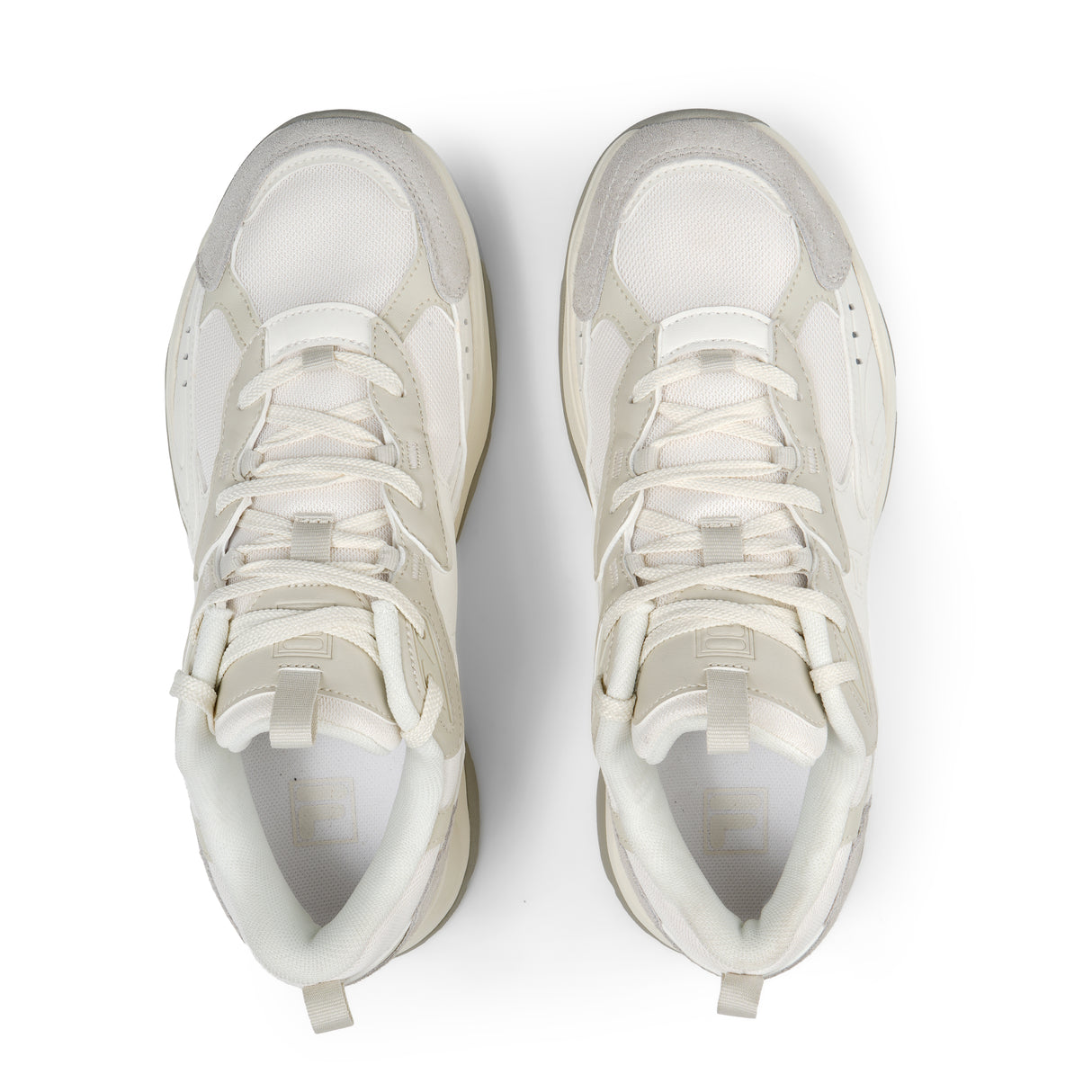 Fila Unisex Beige Wavy Block Shoes