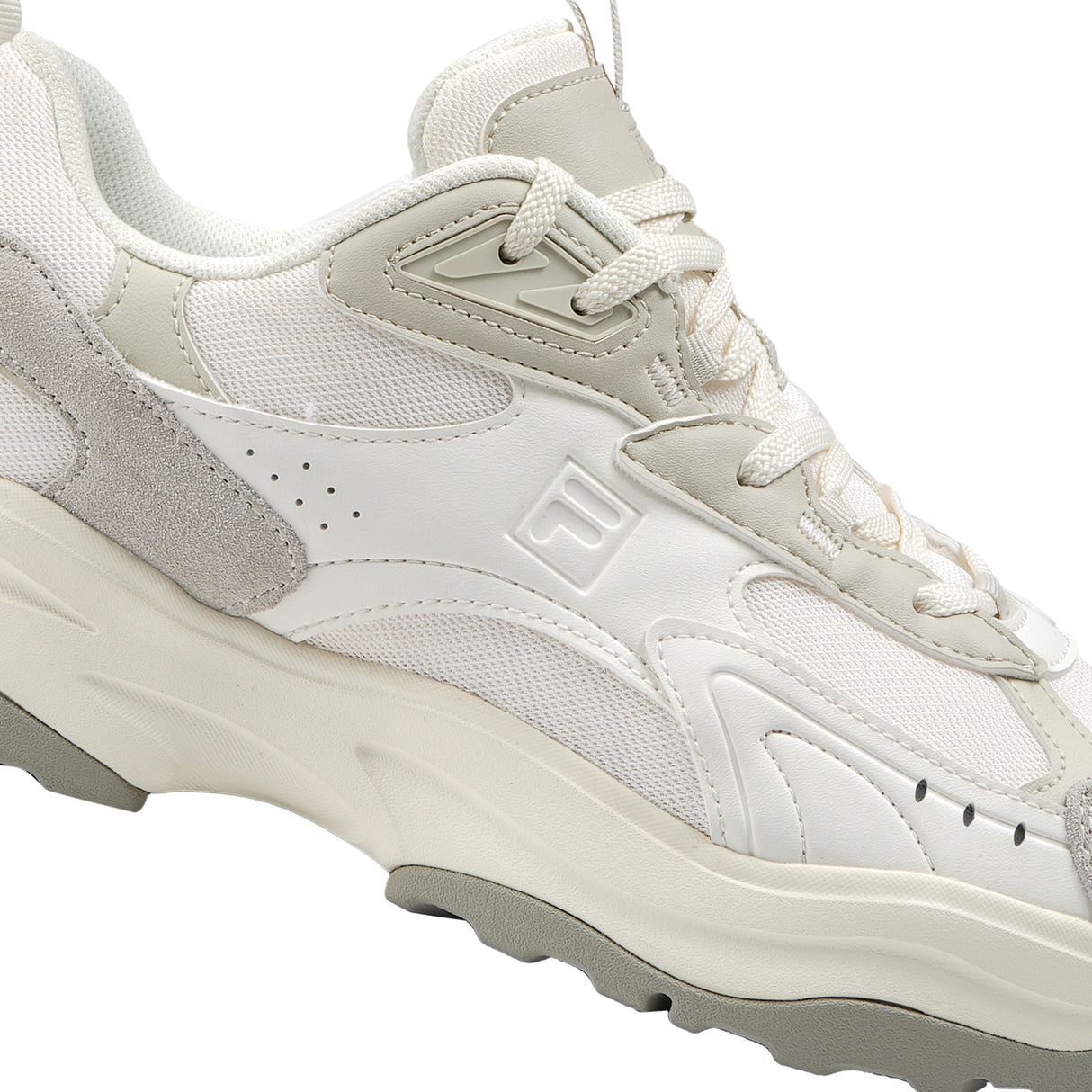 Fila Unisex Beige Wavy Block Shoes