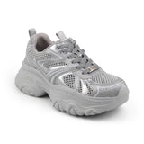 Fila Women Silver Envi Melani Metallic Shoes