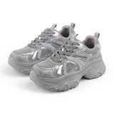 Fila Women Silver Envi Melani Metallic Shoes