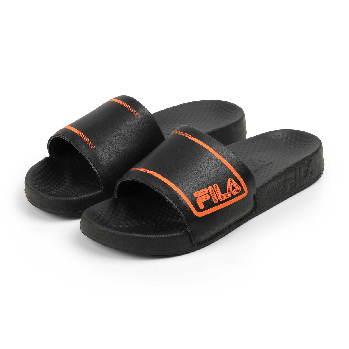 Fila Men Black Ammer Slides