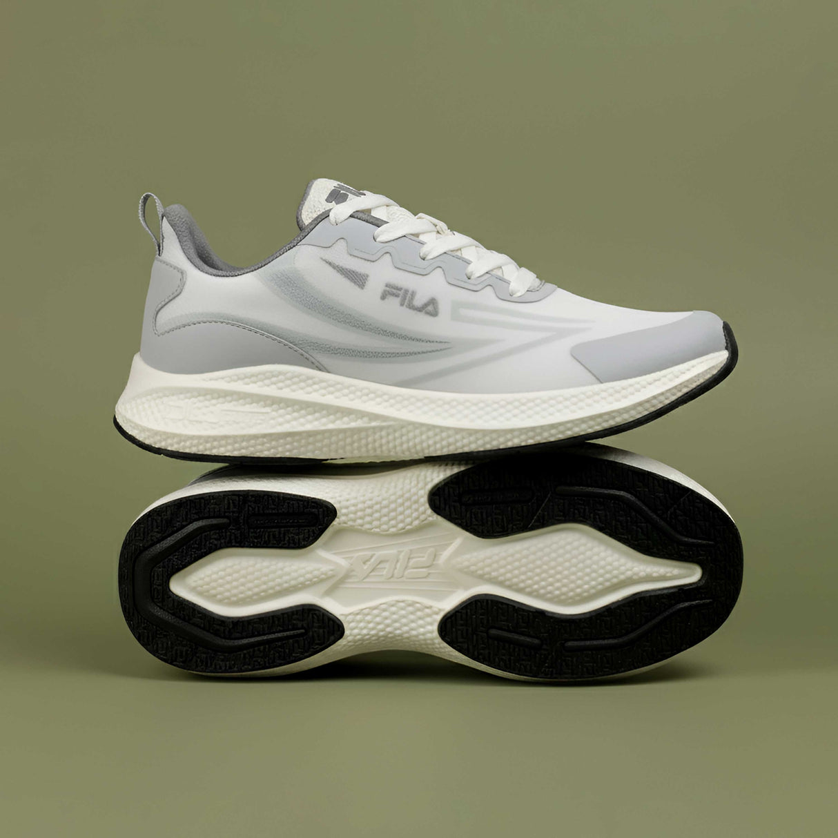 Fila Men White-Grey Tekno Shoes