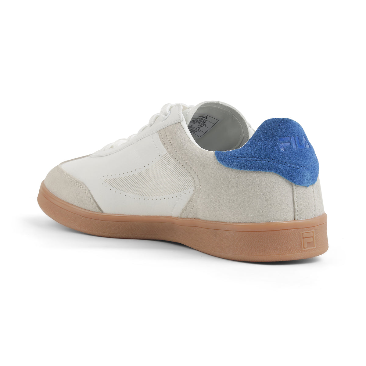 Fila Men White - Navy Asher Suede Shoes