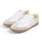 Fila Men White - Yellow Asher Suede Shoes