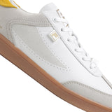 Fila Men White - Yellow Asher Suede Shoes