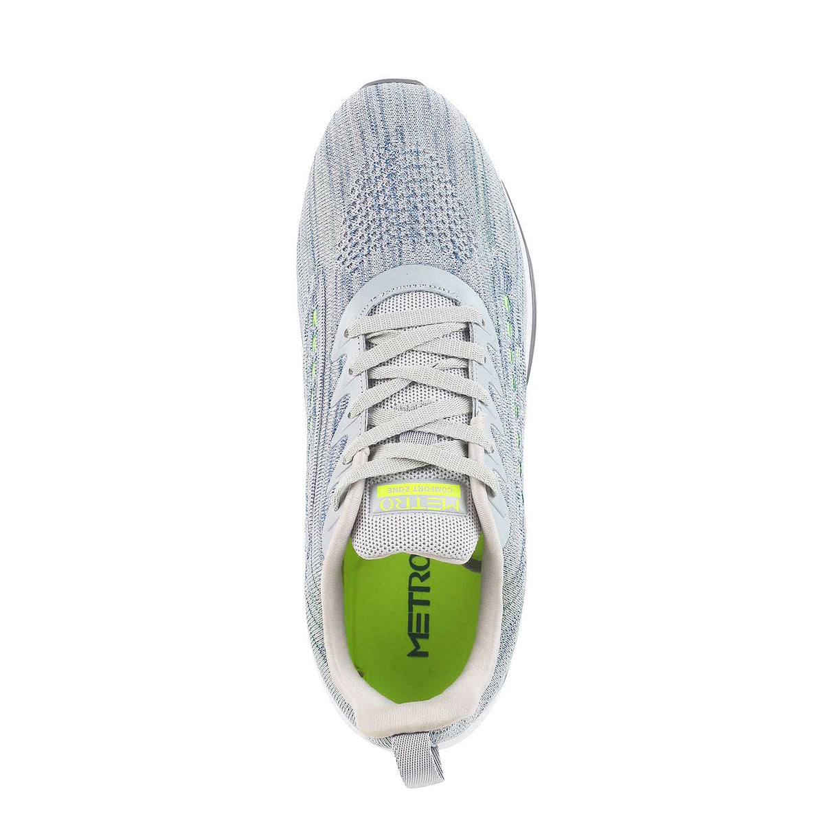 Metro Men Grey Sports Walking Shoes