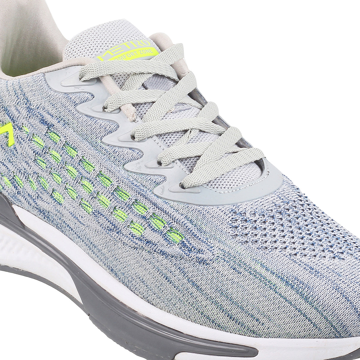 Metro Men Grey Sports Walking Shoes