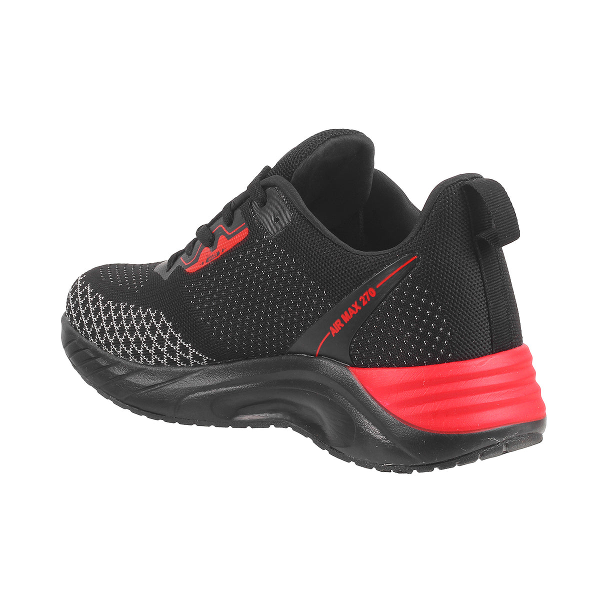 Metro Men Black Sports Walking Shoes