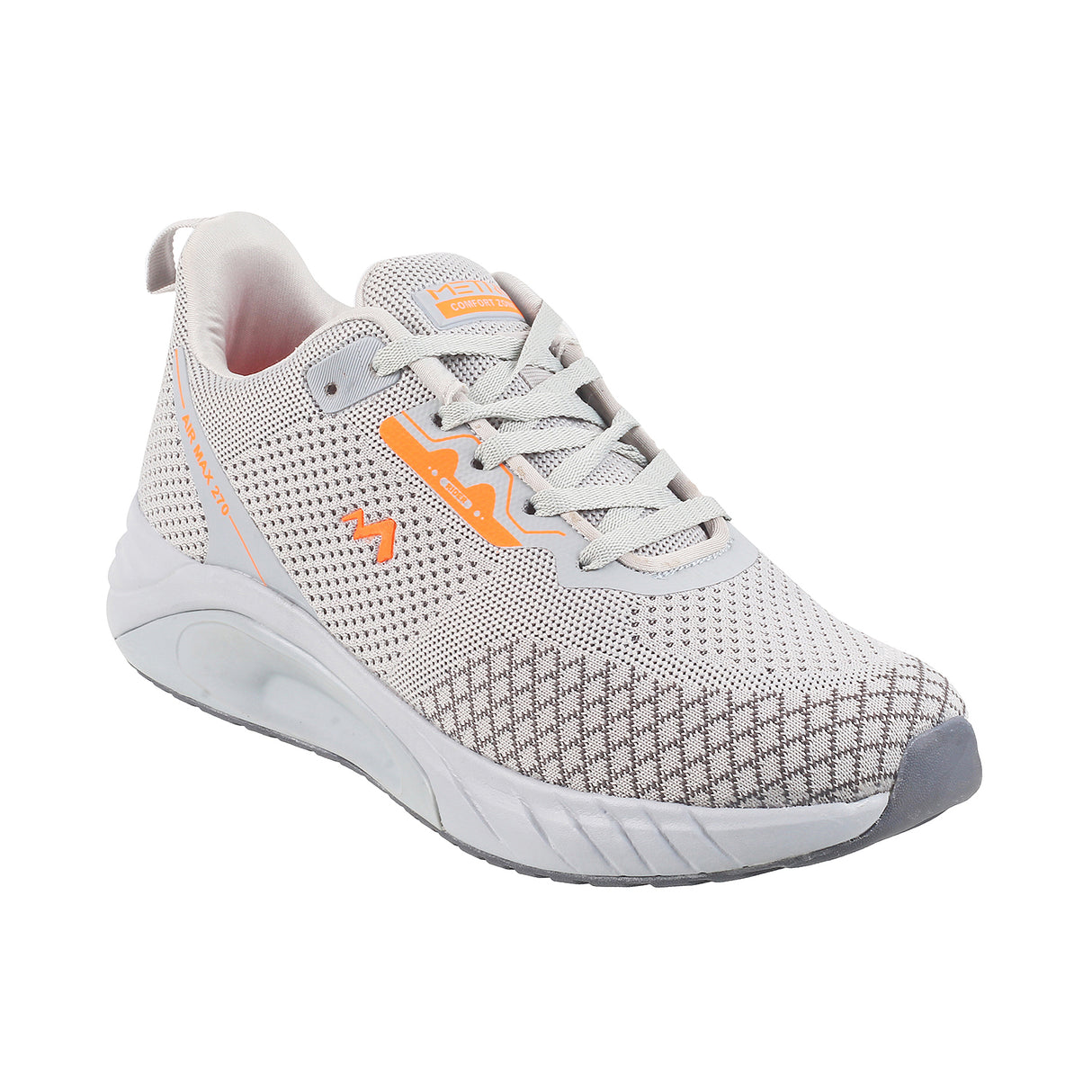Metro Men Grey Sports Walking Shoes