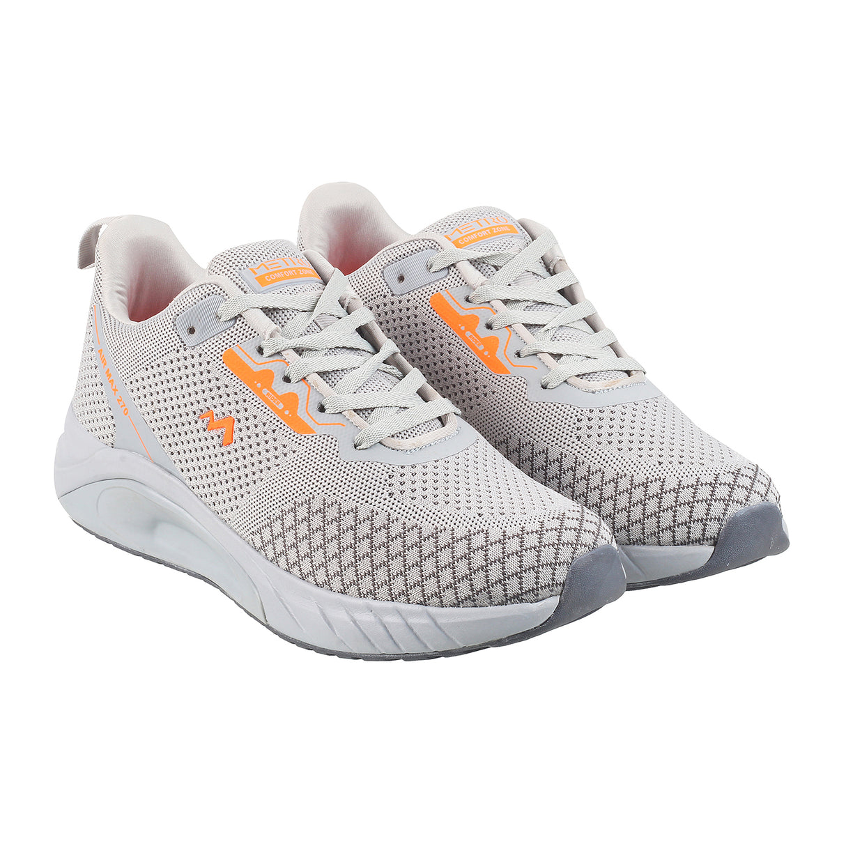 Metro Men Grey Sports Walking Shoes