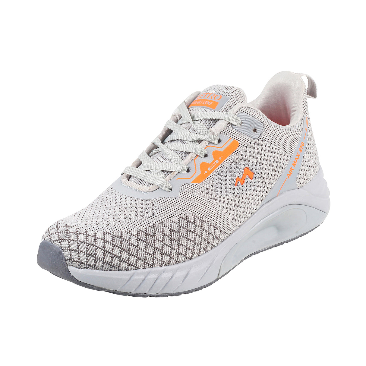 Metro Men Grey Sports Walking Shoes