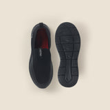 Metro Men Black Sports Walking Shoes