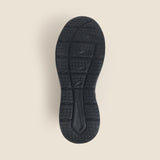 Metro Men Black Sports Walking Shoes