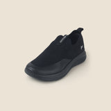 Metro Men Black Sports Walking Shoes